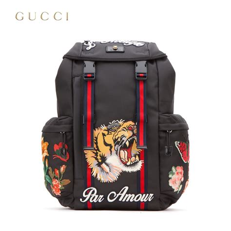 gucci tiger backpack ioffer|Gucci fanny pack with tiger.